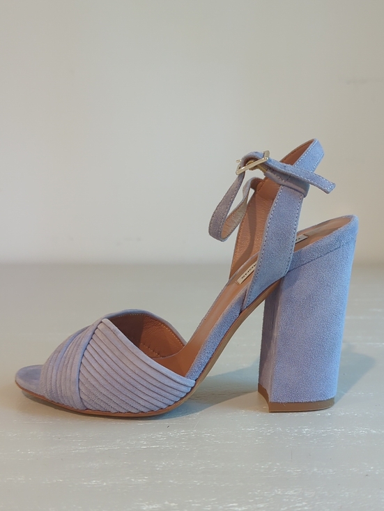 Tabitha Simmons Shoes - Tabitha Simmons Heels Suede Block Heel size 36.5 Made in Italy Blue